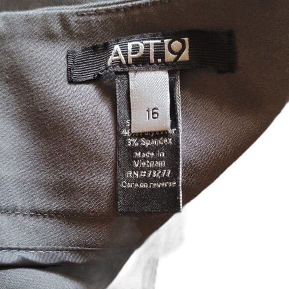 women apt 9 gray skirt size 16‎ - Picture 3 of 4